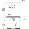 Мойка OMOIKIRI YAMAKAWA 45 INTEGRA-GB Artceramic/графит 4997251